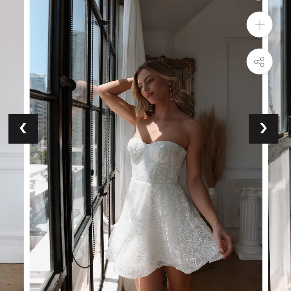 Untamed Petals Uptown Sparkly Mini Party Dress - ALTERED